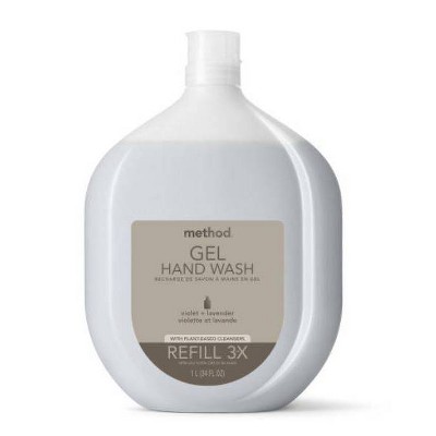 Method Violet + Lavender Gel Hand Soap Refill - 34 fl oz