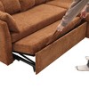 NicBex L-Shaped Chenille Reversible Sleeper Sectional Sofa with Storage Chaise for Living Room,Apartment,Office - 4 of 4