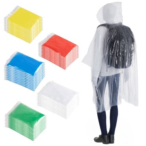 Rain Slicker/Rain Coat/Rain Pancho For Designer Handbags, Tote Bags And  Purses in medium size and in Transparent Black Color