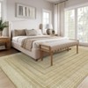 Machine Washable Rugs for Living Room Minimalist Geometric Bordered Indoor Carpet - 3 of 4