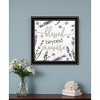 HomeRoots Blessed Beyond Measure Black Framed Print Wall Art - 2 of 3