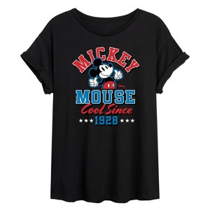 Women's - Disney - Mickey Mouse Oversized Graphic T-Shirt - 1 of 4