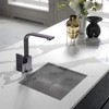 WOWOW Single Handle Deck Mount Stainless Steel Bar Faucet  in Brushed Nickel - 3 of 4