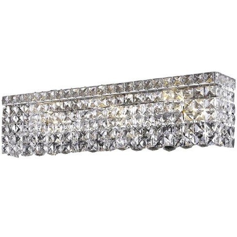 crystal vanity lights bathroom