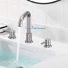 COZONY 8 Inch Widespread Bathroom Sink Faucet, with Double Handles and Drain Stopper - 3 of 4