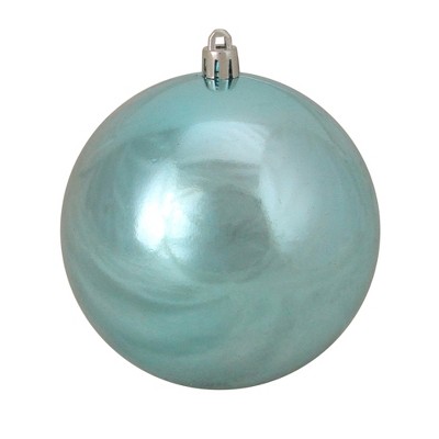 Northlight 4" Shatterproof Shiny Christmas Ball Ornament - Turquoise