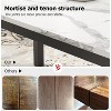 Jojoka Industrial Dining Table for 8, Wooden Long Dinner Table , Kitchen Table with Sturdy Metal Legs for Dining Room Home Office Living Room - 4 of 4