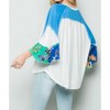 Women's Fun & Flirty Color Block Top - SEE AND BE SEEN - 3 of 4