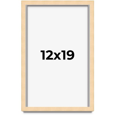PosterPalooza | 12x19 Wood Frame with UV Acrylic, 6 Finishes: Black, White, Bronze, Silver, Wood, Mahogany