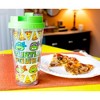 Silver Buffalo Teenage Mutant Ninja Turtles Pizza Slices Plastic Travel Tumbler | 16 Ounces - 3 of 4