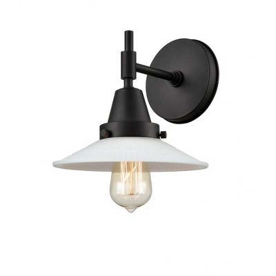 Halophane - 1 Light Wall Sconce-7.25 Inches Tall and 9 Inches Wide