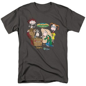 Wild Thornberrys Treasure Hunt Adult T-Shirt Charcoal - 1 of 4