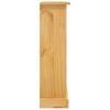 vidaXL 3-Tier Bookcase Mexican Pine Corona Range 31.9 in.x11.4 in.x39.4 in. - 4 of 4