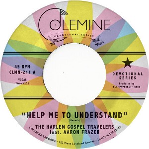 Aaron Frazer - Help Me To Understand B/w Look Up (Colored Vinyl Blue) (vinyl 7 inch single) - 1 of 1