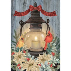 Briarwood Lane Christmas Garden Flag 12x18 For Outdoor Warm Winter Candle For Christmas Garden Flag Flags For Outside - 1 of 4