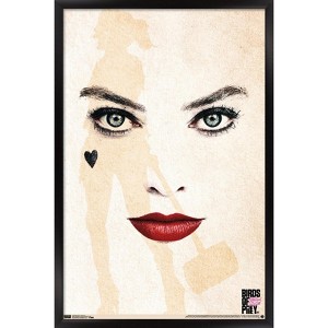 Trends International DC Comics Movie - Birds of Prey - Harley Quinn - Face Framed Wall Poster Prints - 1 of 4