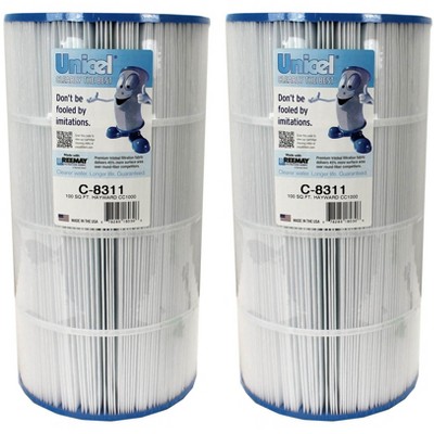 2) New Unicel C-8311 Spa Replacement Cartridge Filters 100 Sq Ft Hayward Xstream