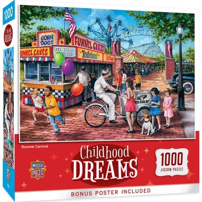MasterPieces 1000 Piece Jigsaw Puzzle For Adults, Family, Or Kids - Summer Carnival - 19.25"x26.75"