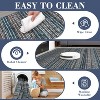 Washable Hallway Runner Rug Modern Abstract Accent Carpet Non-Slip Backing Non-Shedding Contemporary Striped Transitional Rug Runner - 3 of 4
