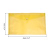 Unique Bargains Home Office Stationery Plastic Envelopes Document File Folder with Snap Button 12pcs - 2 of 4