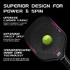 LUZZ Pickleball Paddle, Thermoformed T700 Carbon Fiber Pickleball Paddles Friction Surface for Spin Composite Pickle Ball Rackets for Players - 4 of 4