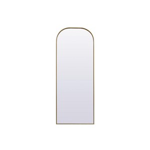 Elegant Lighting Metal Frame Arch Full Length Mirror 28x74 - 1 of 4