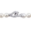 EVERLY JEWELRY | Sterling Silver 9-10 MM Freshwater Pearl and Cubic Zirconia Bracelet, 7.5 inch - 2 of 4