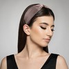 Unique Bargains Women's Color Block Satin Wide Headband 1.97" Width 1 Pc - 3 of 4