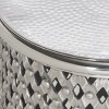 Metal Lace Table Stool Accent Table - Silver - Safavieh. - 3 of 3
