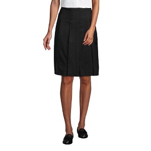 Lands' End Lands' End School Uniform Women's Solid Box Pleat Skirt Top of Knee - 1 of 2