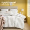 SEVOBAL Quilts Oversized Plump Duvet Insert Quilted Comforters All Season DuvetHotel Luxury Hypoallergenic Bedding All Season, White, 90"*90"*1" - 4 of 4