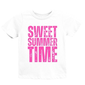 The Juniper Shop Sweet Summer Time Block Distressed Youth Short Sleeve Tee - 1 of 4