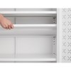 RISOKEYS Five-Layer Freestanding Metal Shoe Storage Cabinet with Doors,Organizer Shoe Storage Cabinet for Entryway,Hallway - 4 of 4