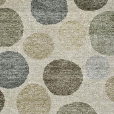 HomeRoots 10' X 14' Taupe Beige And Ivory Geometric Washable Indoor Outdoor Area Rug