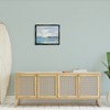 Stupell Industries Abstract Ocean View Landscape Floating Frame Canvas Art, Black, 21" x 17" - 3 of 4