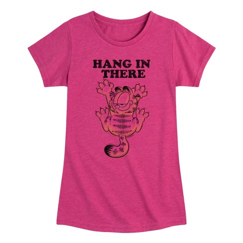 Girls' - Garfield - Hang In There Fitted Short Sleeve Graphic T-Shirt - image 1 of 4