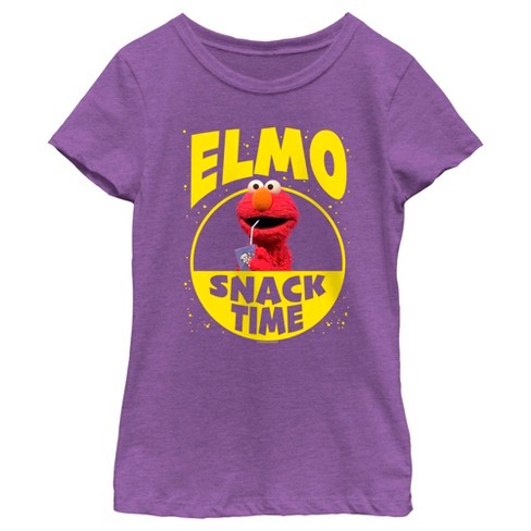 Girl's Sesame Street Elmo Snack Time T-shirt : Target