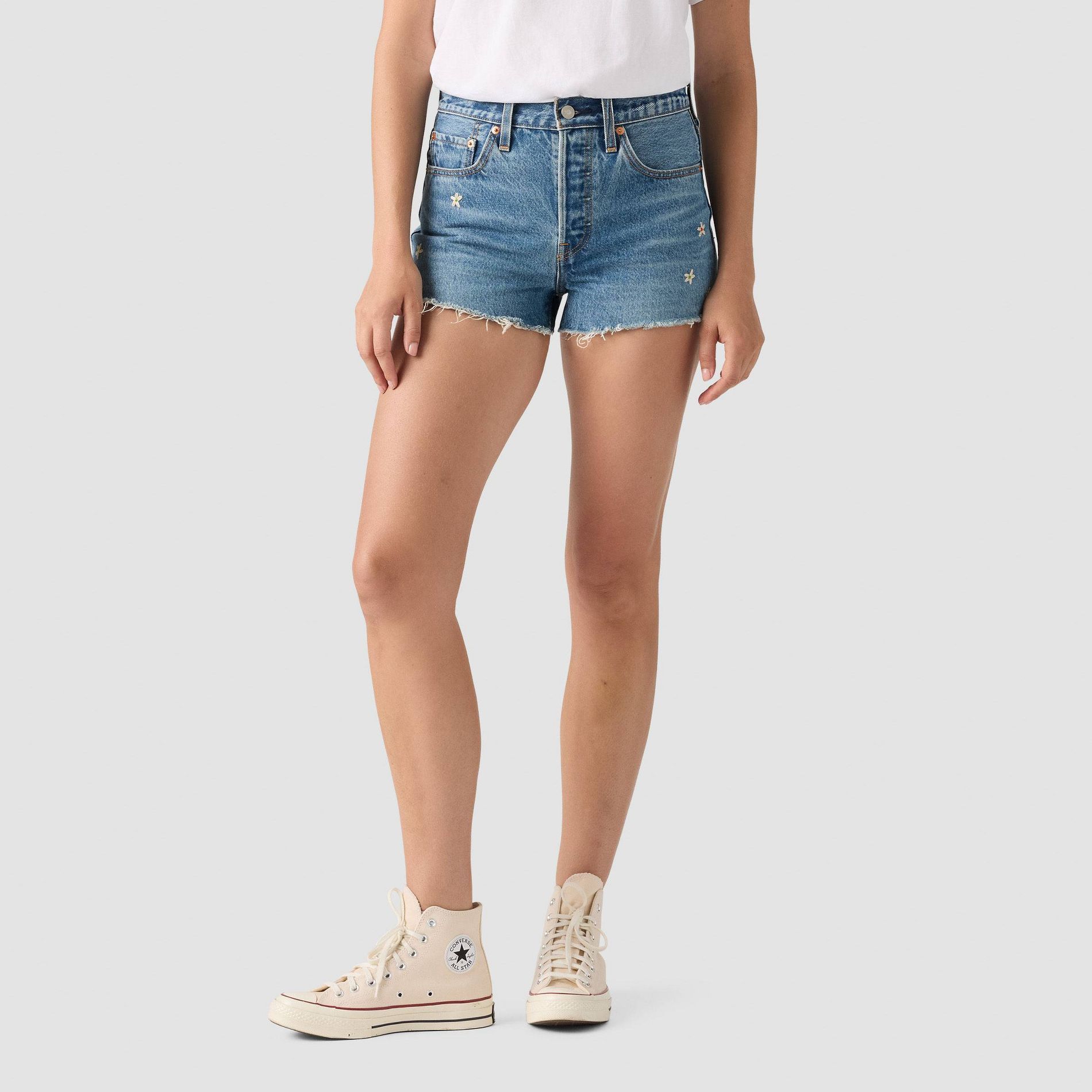Levi's® 501 Women's Mid-Thigh Shorts - Bee In The Bonnet 24