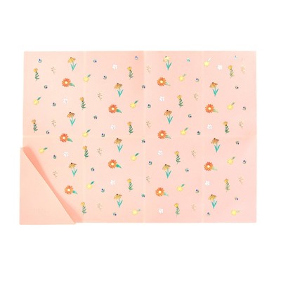 Silicone Placemat Wildflower Peach – Hometown Gift & Decor