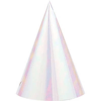 24ct Iridescent Party Hats