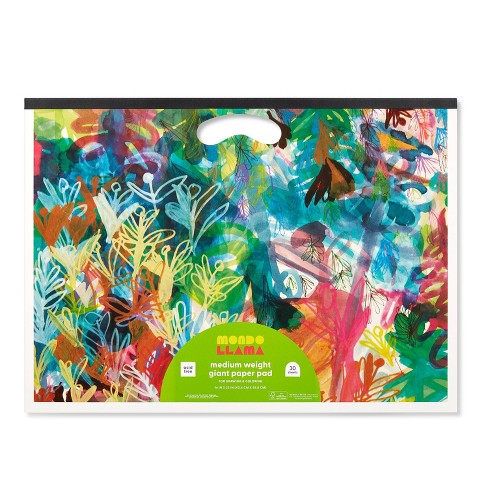 16"x22" Medium Weight Giant Paper Pad with Handle - Mondo Llama™ - image 1 of 3