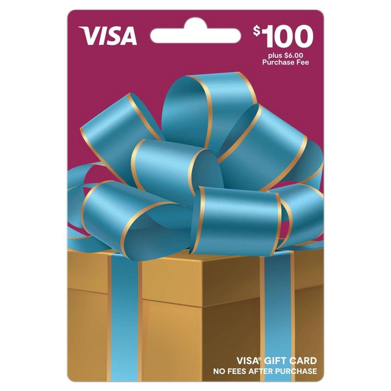 Visa Gift Card - $100 + $6 Fee, 1 of 3