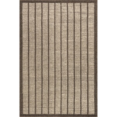 Nuloom Eva Block Stripe Wool Area Rug