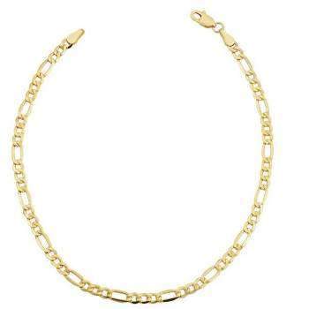 Pompeii3 10k Yellow Gold 3.5-millimeter Figaro Bracelet