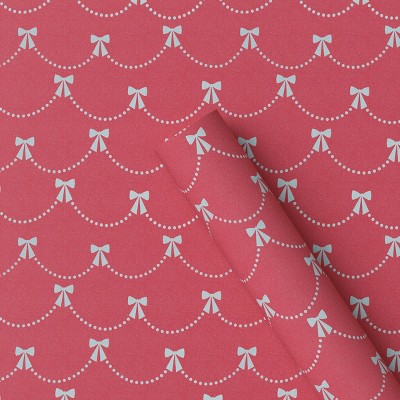 30" 50 sq ft Christmas Roll Wrap Bow Garland - Wondershop™