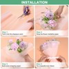 Unique Bargains Cotton Waterproof Translucent Flexible Flower Paper 144 Pcs - image 4 of 4