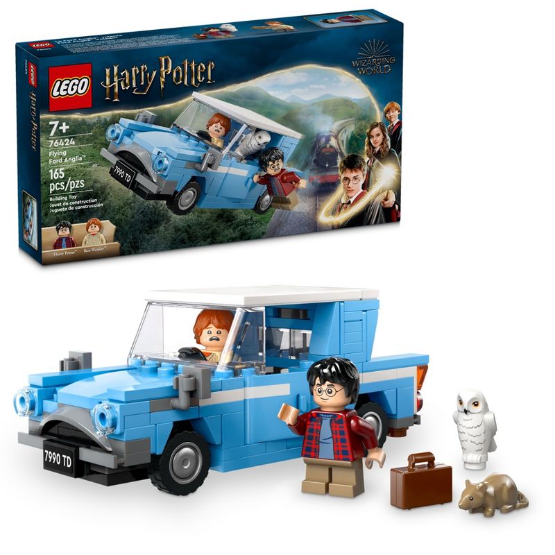 LEGO Harry Potter Flying Ford Anglia Car Toy 76424, 1 of 7