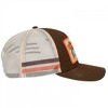 Adult Hooters Logo Retro Stripe Mesh Trucker Hat - 4 of 4