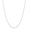 Black Bow Jewelry 0.5mm, 14k Yellow Gold Solid Box Chain Necklace - 3 of 4