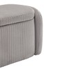 NicBex 52 Inch Storage Ottoman Bench Modern Corduroy Bench with Metal Legs for Living Room, Bedroom, Entryway, Load 300 lb - 4 of 4